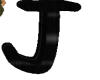 Letter J in Black