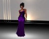 cocktail dress L purple
