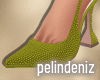 [P] Oscar green pumps