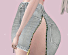 Side Zip Skirt | Grey