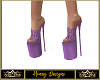 Lace Lilac Heels