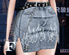 [F] Chain Denim Skirt V2