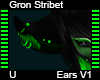 Gron Stribet Ears V1