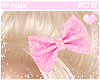 ♔ HeadPin e Bow Pink