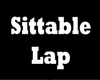 Sittable Lap White sign