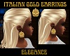 ITALIAN GOLD EARRINGS