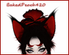Red Black Cat Ears  V2