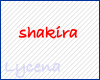 shakira sticker