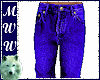 Purple Straight Leg Jean