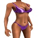 purple bikini high cut