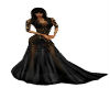 black lace gown
