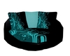 Round Teal Chair/Poses