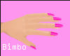 Bright Pink Manicure