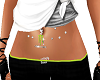 butterfly belly chain