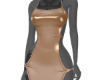 Nude Glossy Dress RLL