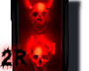Red Neon Skulls