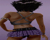 (K) Lavender Mini Skirt