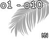 Palm trees shadow filter