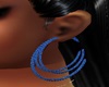 Bridesmaid Earrings Blue