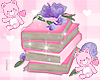 pink books and flowers