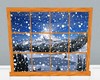 Window Snow Frame