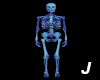 J~Purple Neon Skeleton