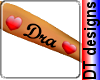 Dra hearts arm tattoo