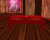 Poseless bench red