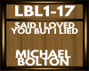 michael bolton LBL1-17