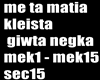 negka meta matia klista