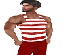 Red StripTank Top