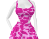 Hot Pink Cow Dress