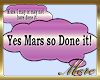Mars Done It