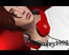 [dc] red headphones