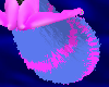 ღ Pink Blue Fluff Tail