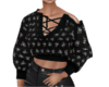 Laced Crop Sweater pirat