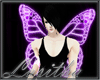 Purple Neon Butterfly M