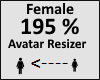 Avatar scaler 195% Femal