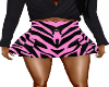 Pink/Blk Tiger Skirt