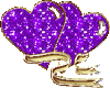 Purple Animated Hearts