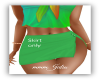 Slit Tropic Skirt Green