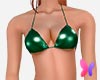Emerald green bikini top