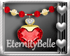 EB*RED HEART NECKLACE