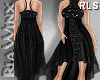 Glitter Black Dress RLS