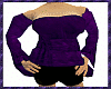 CL*purple velvet blouse