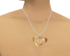 Dora heart necklace