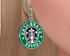 A. Starbucks Earrings
