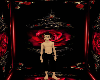 red rose card background