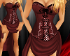 [D] WineRed Corset Dress