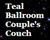 V Teal Ballroom Couch 2